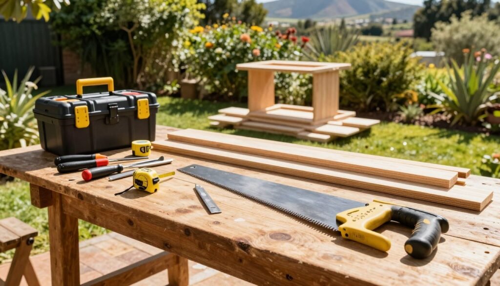 Essential tools for outdoor woodworking projects